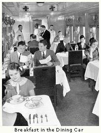  Breakfast in the Dining Car 